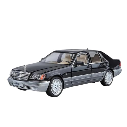 Modellauto Im Maßstab 1:24 Für BMW 300SL W140 Legierung Modell Spielzeug Druckguss Auto Mit Sound Licht Pull Back Türen Geöffnet Für Die Sammlung(B Black) von YLQERZ