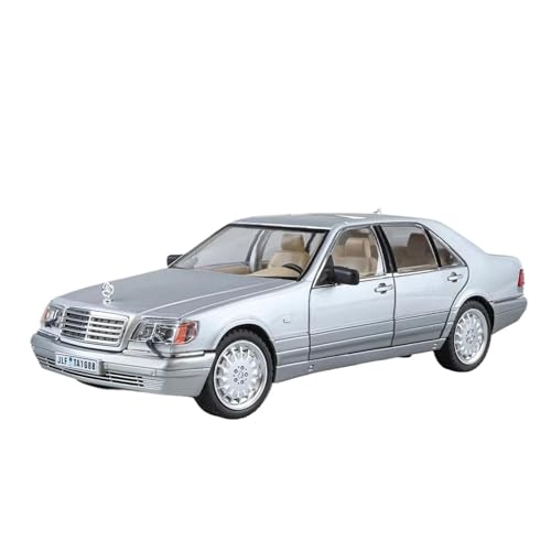 Modellauto Im Maßstab 1:24 Für BMW 300SL W140 Legierung Modell Spielzeug Druckguss Auto Mit Sound Licht Pull Back Türen Geöffnet Für Die Sammlung(B White) von YLQERZ