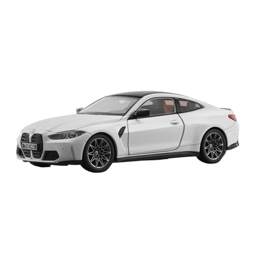 Modellauto Im Maßstab 1:24 Für BMW M4 Legierung Simulation Rennwagen Spielzeug Sammlung Interessantes Modell Auto Gelb Für Die Sammlung(White) von YLQERZ