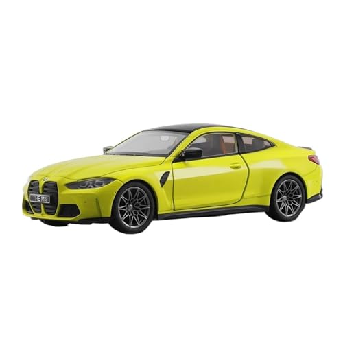 Modellauto Im Maßstab 1:24 Für BMW M4 Legierung Simulation Rennwagen Spielzeug Sammlung Interessantes Modell Auto Gelb Für Die Sammlung(Yellow) von YLQERZ