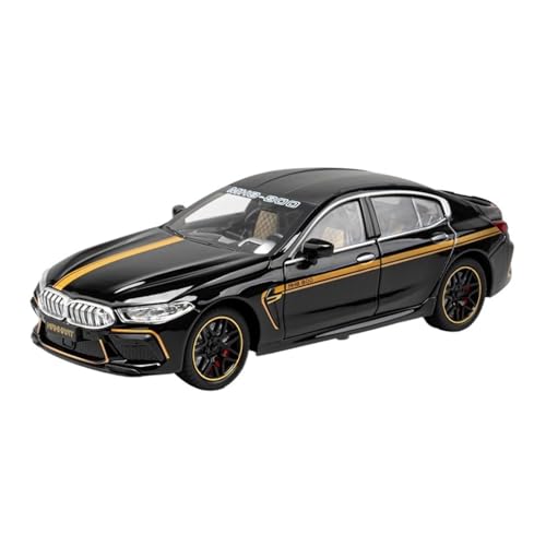 Modellauto Im Maßstab 1:24 Für BMW M8 Legierung Simulation Racing Spielzeug Große Auto Modell Sammlung Lila Für Die Sammlung(Black) von YLQERZ