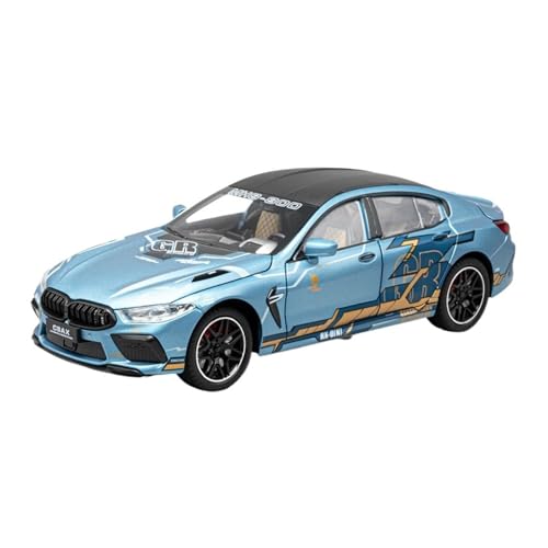 Modellauto Im Maßstab 1:24 Für BMW M8 Legierung Simulation Racing Spielzeug Große Auto Modell Sammlung Lila Für Die Sammlung(Blue) von YLQERZ