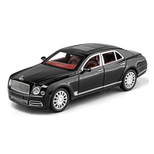 Modellauto Im Maßstab 1:24 Für Bentley Mulsanne Legierung Nutzfahrzeug Modell Ornamente Simulation Großes Spielzeug Für Die Sammlung(Black) von YLQERZ