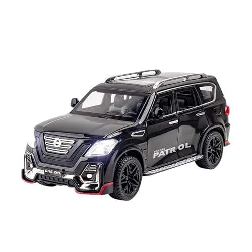 Modellauto Im Maßstab 1:24 Für Chevrolet Spielzeug Supercar Legierung Auto Modell Ornamente Simulation Szene Ornamente Schwarz Für Die Sammlung(Black) von YLQERZ
