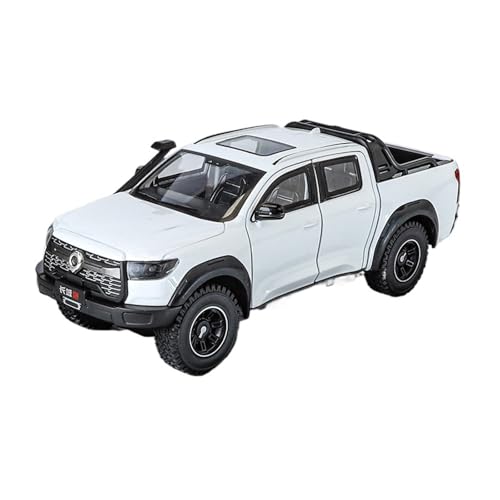 Modellauto Im Maßstab 1:24 Für Great Wall Cannon Legierung Pickup Spielzeug Großes Geländewagenmodell Gelb Für Enthusiasten Für Die Sammlung(White) von YLQERZ