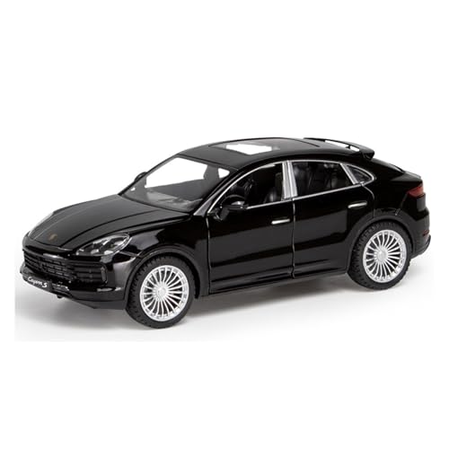 Modellauto Im Maßstab 1:24 Für Große Cayenne S Auto Modell Supercar Spielzeug Legierung Sound Und Licht SUV Ornamente Für Die Sammlung(Black) von YLQERZ