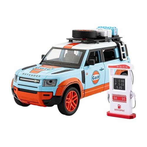 Modellauto Im Maßstab 1:24 Für Land Rover Defender Modifiziertes Geländewagenmodell Legierung Kleine Spielzeugornamente Für Die Sammlung von YLQERZ