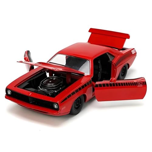 Modellauto Im Maßstab 1:24 Für Plymouth Barracuda 1973 Legierung Gießt Druck Spielzeug Fahrzeuge Miniatur Skala Modell Auto Für Die Sammlung von YLQERZ