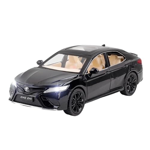 Modellauto Im Maßstab 1:24 Für Toyota Camry Legierung Auto Modell Pull Back Sound Und Licht Camry Ornamente Sammlung Für Die Sammlung(Black) von YLQERZ