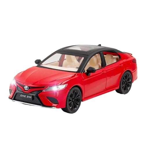 Modellauto Im Maßstab 1:24 Für Toyota Camry Legierung Auto Modell Pull Back Sound Und Licht Camry Ornamente Sammlung Für Die Sammlung(Red) von YLQERZ