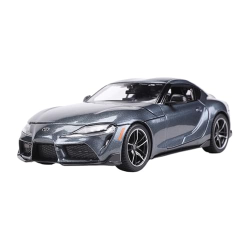 Modellauto Im Maßstab 1:24 Für Toyota Supra Automodell Spielzeugsammlung Ornamente Souvenirs Für Erwachsene Grau Für Die Sammlung(Gray) von YLQERZ