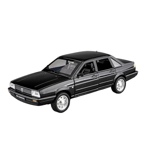 Modellauto Im Maßstab 1:24 Für Volkswagen Santana 2000 Legierung Klassische Auto Modell Pusang Retro Spielzeug Schwarz Für Die Sammlung(Black) von YLQERZ