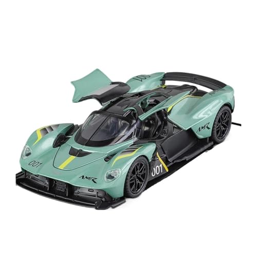 Modellauto Im Maßstab 1:32 Für Aston Martin Valkyrie F1 Supersportwagen Modell Legierung Kleinmaßstab Spielzeug Mit Offener Tür Für Die Sammlung(Green) von YLQERZ