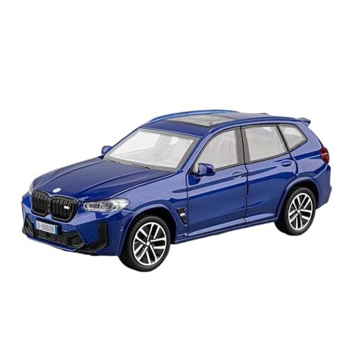 Modellauto Im Maßstab 1:32 Für BMW X3M X3 SUV 2025 Legierung Druckguss Casting Pull Back Sound Und Licht Auto Modell Spielzeug Für Die Sammlung(Blue) von YLQERZ