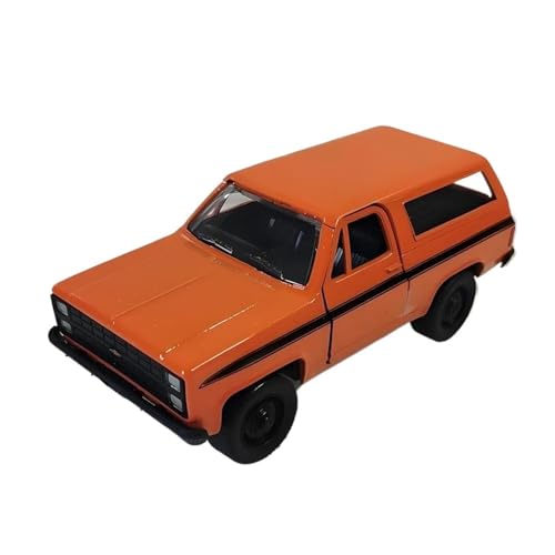 Modellauto Im Maßstab 1:32 Für Chevrolet Blazer 1980 Legierung Muscle Car Druckguss & Spielzeug Fahrzeuge Miniatur Skala Modell Orange Für Die Sammlung von YLQERZ