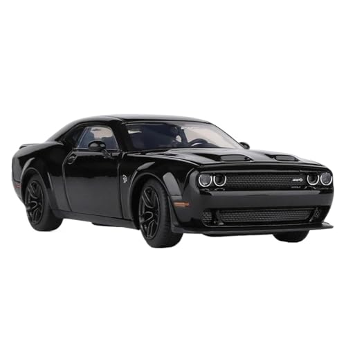 Modellauto Im Maßstab 1:32 Für Dodge Challenger SRT Muscle Vehicle Legierung Sammlung Modell Auto Sound Und Licht Spielzeug Für Die Sammlung(Black) von YLQERZ