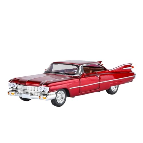 Modellauto Im Maßstab 1:32 Für Eldorado Biarritz Legierung Modell Auto Druckguss Metall Casting Sound Und Licht Spielzeug Fahrzeug Für Die Sammlung(Red) von YLQERZ