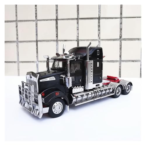Modellauto Im Maßstab 1:32 Für Kenworth T909 LKW Traktor Legierung Auto Modell Thema Artillerie Dekoration Fahrzeug Für Die Sammlung(Black) von YLQERZ