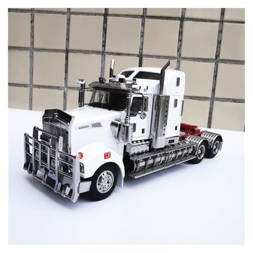 Modellauto Im Maßstab 1:32 Für Kenworth T909 LKW Traktor Legierung Auto Modell Thema Artillerie Dekoration Fahrzeug Für Die Sammlung(White) von YLQERZ