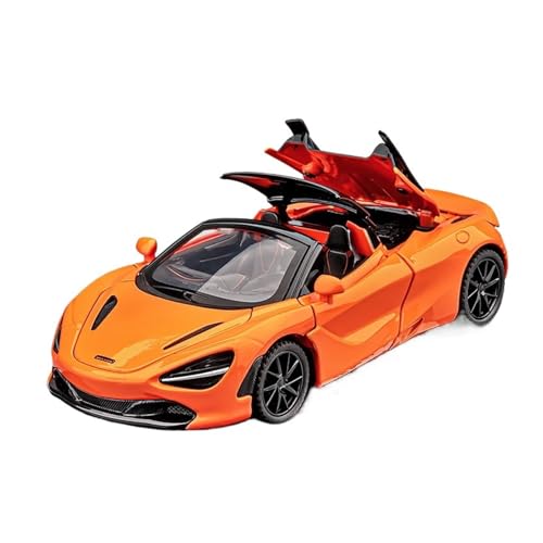 Modellauto Im Maßstab 1:32 Für McLaren 720s Legierung Supercar Racing Modell Sammlung Volle Sound Und Licht Spielzeug Für Die Sammlung(Orange) von YLQERZ