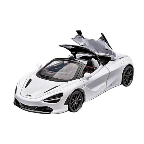 Modellauto Im Maßstab 1:32 Für McLaren 720s Legierung Supercar Racing Modell Sammlung Volle Sound Und Licht Spielzeug Für Die Sammlung(White) von YLQERZ
