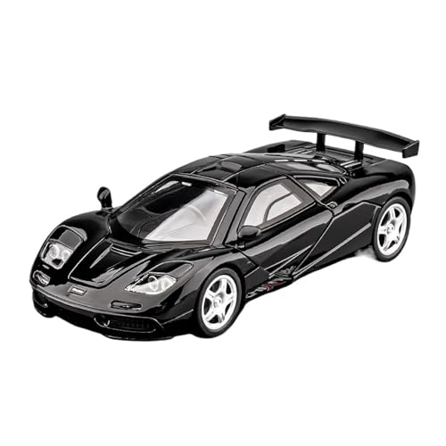 Modellauto Im Maßstab 1:32 Für McLaren F1 Supercar Racing Legierung Modell Gelb Mit Sound Und Licht Pull Back Spielzeug Für Die Sammlung(Black) von YLQERZ