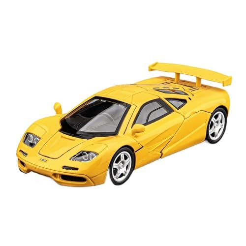 Modellauto Im Maßstab 1:32 Für McLaren F1 Supercar Racing Legierung Modell Gelb Mit Sound Und Licht Pull Back Spielzeug Für Die Sammlung(Yellow) von YLQERZ