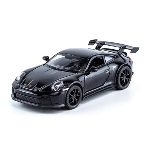 Modellauto Im Maßstab 1:32 Für Porsche 911 Legierung Mit Sound Und Licht Pull Back Fahrzeug Party Geeignet Für Erwachsene Sammlung Modell Auto Für Die Sammlung(Black) von YLQERZ