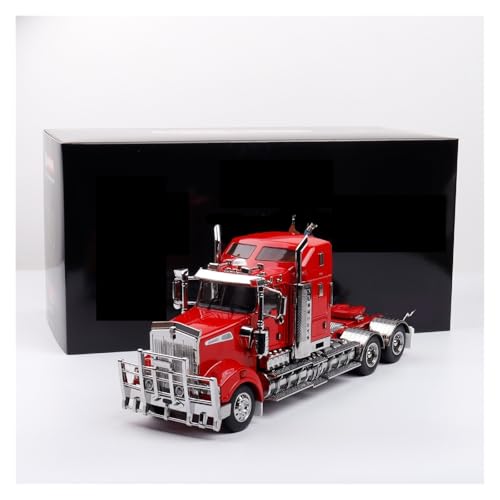 Modellauto Im Maßstab 1:32 Für T909 LKW Traktor Legierung Auto Modell Rot Große Spielzeug Metall Casting Ornamente Für Die Sammlung(Red) von YLQERZ