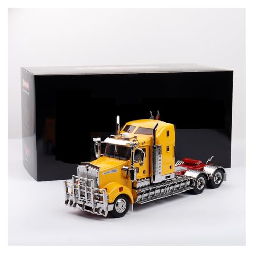 Modellauto Im Maßstab 1:32 Für T909 LKW Traktor Legierung Auto Modell Rot Große Spielzeug Metall Casting Ornamente Für Die Sammlung(Yellow) von YLQERZ