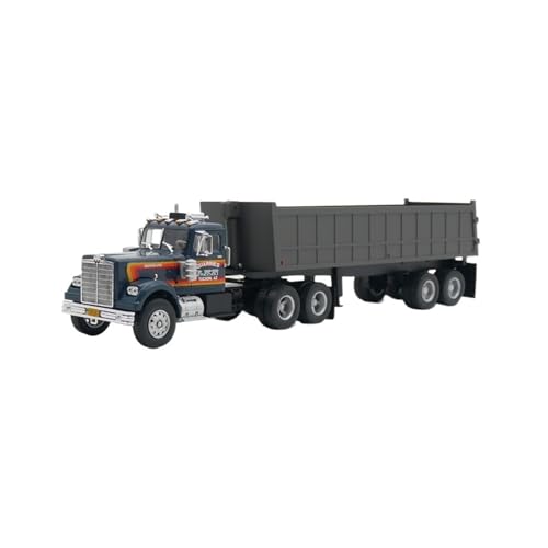 Modellauto Im Maßstab 1:43 Für 4864 Blau Schwere LKW Modell Sammlung Spielzeug Skala Druckguss Metall Ornamente Für Die Sammlung von YLQERZ