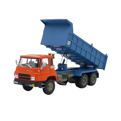 Modellauto Im Maßstab 1:43 Für 64-26V Dump Truck Legierung Auto Modell Spielzeug Blau Für Erwachsene Souvenir Ornamente Für Die Sammlung von YLQERZ