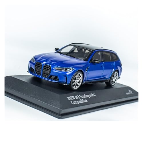 Modellauto Im Maßstab 1:43 Für BMW G81 M3 Touring Lila/Blau 2023 Statische Thema Party Simulation Spiel Auto Modell Für Die Sammlung(Blue) von YLQERZ
