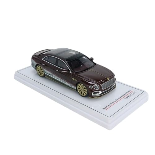 Modellauto Im Maßstab 1:43 Für Bentley Flying Spur Braun Weihnachten Lackiert Harz Modell Haus Und Büro Dekorationen Schwarz Für Die Sammlung von YLQERZ