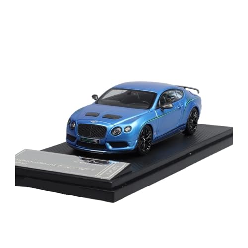 Modellauto Im Maßstab 1:43 Für Bentley GT3R GT3 Legierung Auto Modell Erwachsene Dekoration Desktop Ornamente Blau Für Die Sammlung von YLQERZ