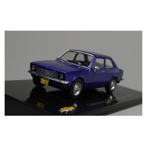 Modellauto Im Maßstab 1:43 Für Chevrolet Chevette 1973 Coupe Automodell Metallornamente Persönliche Sammlung Blau Für Die Sammlung von YLQERZ