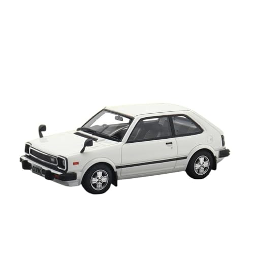 Modellauto Im Maßstab 1:43 Für Civic Legierung Automodell Druckguss Fahrzeuge Dekoration Statische Anzeige Statisches Metallspielzeug Gelb Für Die Sammlung(White) von YLQERZ