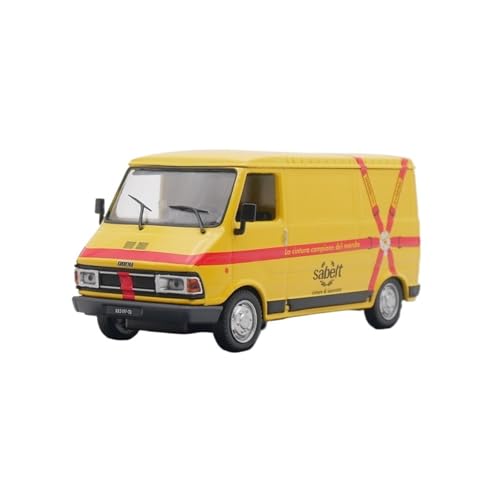 Modellauto Im Maßstab 1:43 Für FIAT 242E SABELT 1982 Van Legierung Auto Modell Werbung Auto Miniatur Hobby Sammlung Für Die Sammlung von YLQERZ