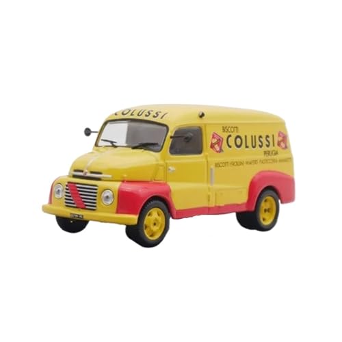 Modellauto Im Maßstab 1:43 Für FIAT 615 FURGONE 1953 Gelb Legierung Van Modell Auto Erwachsene Souvenir Klassische Werbung Auto Für Die Sammlung von YLQERZ