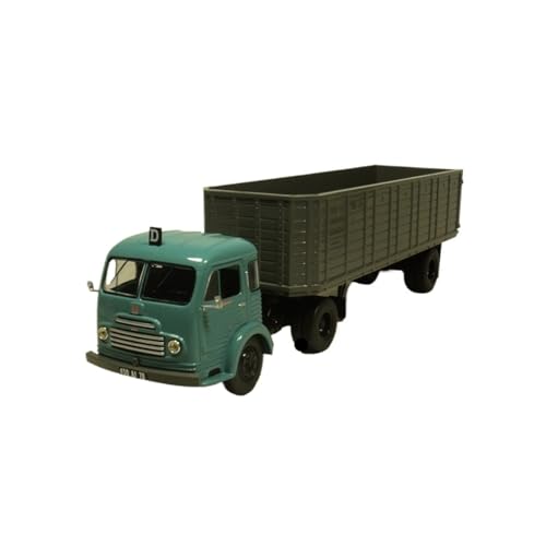 Modellauto Im Maßstab 1:43 Für Ford SAF Fracht LKW Traktor Auto Modell Blau Ornamente Metall Spielzeug Für Die Sammlung von YLQERZ