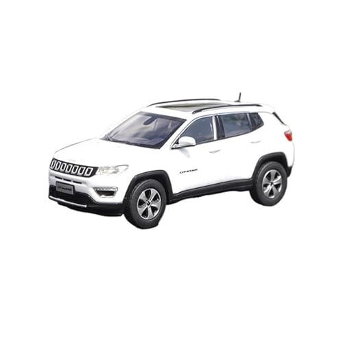 Modellauto Im Maßstab 1:43 Für GAC FIAT Chrysler Jeep Compass Legierung Simulation Auto Modell Weiß Sammlung Für Die Sammlung von YLQERZ