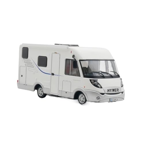 Modellauto Im Maßstab 1:43 Für Hymer Classe-B 504 CL 2007 RV Legierung Auto Modell Spielzeug Weiß Miniatur Metall Ornamente Für Die Sammlung von YLQERZ