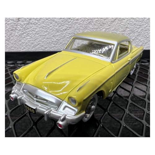 Modellauto Im Maßstab 1:43 Für Klassische Vintage Auto Legierung Vintage Auto Modell Dekoration Szene Dekoration Gelb Für Die Sammlung(Yellow) von YLQERZ