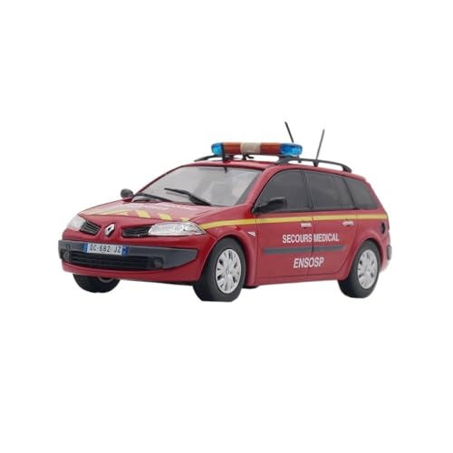 Modellauto Im Maßstab 1:43 Für Megane Brechen Feuerwehrauto Automodell Rot Mini Fahrzeug Spielzeug Micro Ornamente Für Die Sammlung von YLQERZ