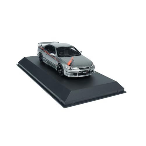 Modellauto Im Maßstab 1:43 Für Nissan S15 Spec R Skyline Harz Auto Modell Maßstab Legierung Spielzeug Supercar Silber Für Die Sammlung von YLQERZ