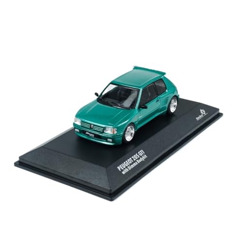 Modellauto Im Maßstab 1:43 Für Peugeot 205 DIMMA Grün Legierung Auto Modell Sammlung Ornamente Display Dekoration Hobby Für Die Sammlung von YLQERZ