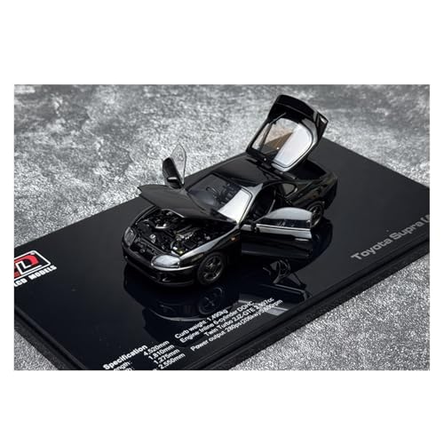 Modellauto Im Maßstab 1:43 Für Toyota Supra A80 Speedmaster Legierung Volle Offene Auto Modell Ornamente Erwachsene Sammlung Für Die Sammlung(Black) von YLQERZ