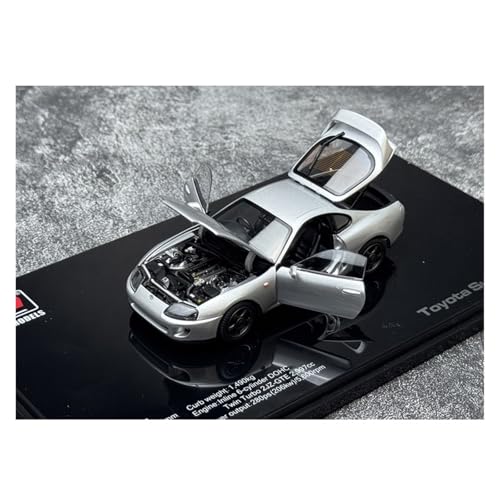 Modellauto Im Maßstab 1:43 Für Toyota Supra A80 Speedmaster Legierung Volle Offene Auto Modell Ornamente Erwachsene Sammlung Für Die Sammlung(Silver) von YLQERZ
