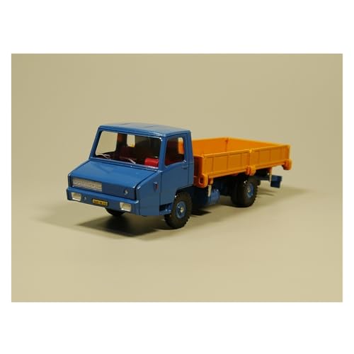 Modellauto Im Maßstab 1:43 Für Vintage-Muldenkipper Desktop-Figur Dekoration Für Zuhause Auto Büro (blau) Für Die Sammlung von YLQERZ