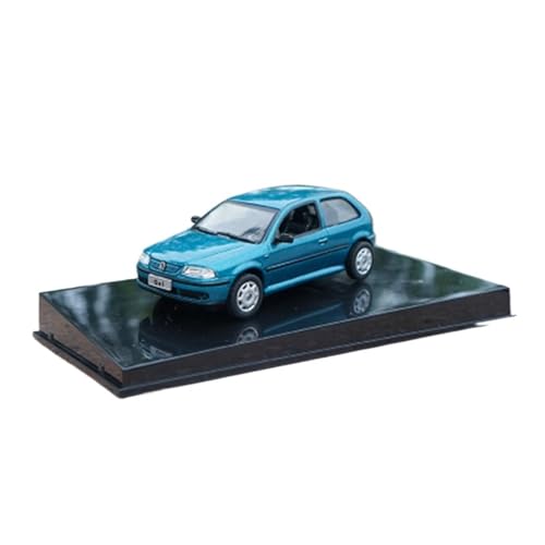 Modellauto Im Maßstab 1:43 Für Volkswagen GOL Simulation Maßstab Druckguss Legierung Automodell Statische Ornamente Dekoration Blau Für Die Sammlung von YLQERZ